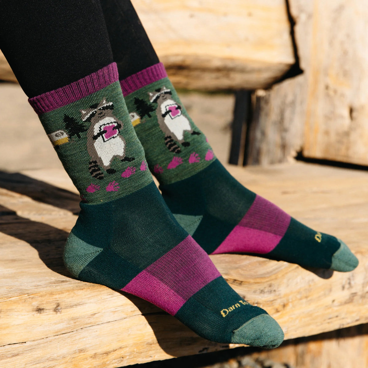 Women's Mystic Stripe Crew Lightweight Lifestyle Socks 5001 by Darn Tough