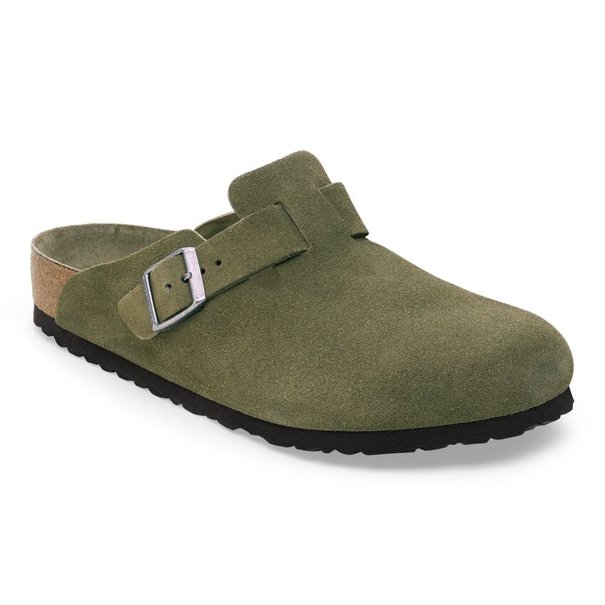 Boston Suede Soft Footbed by Birkenstock