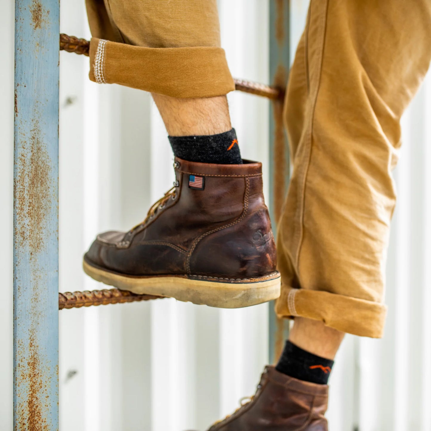 Men's Steely Micro Crew Midweight Work Sock