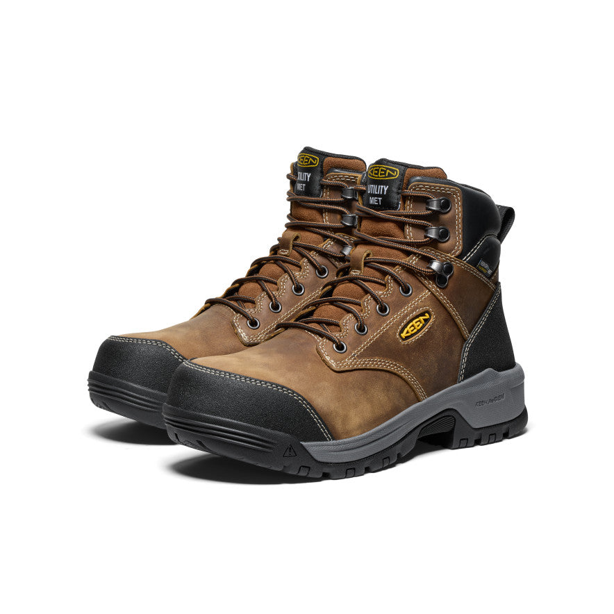 Men's Evanston 6" Waterproof Boot INT MET by Keen Utility