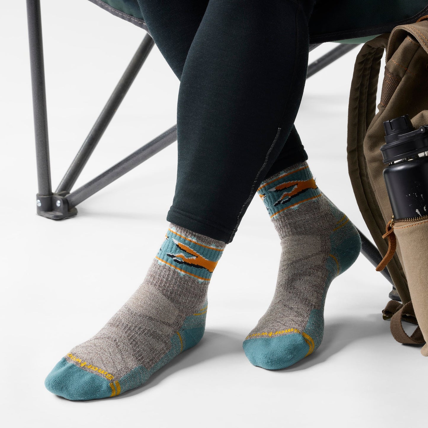 Women's Hike Fox Meadow Mid Crew Socks by Smartwool