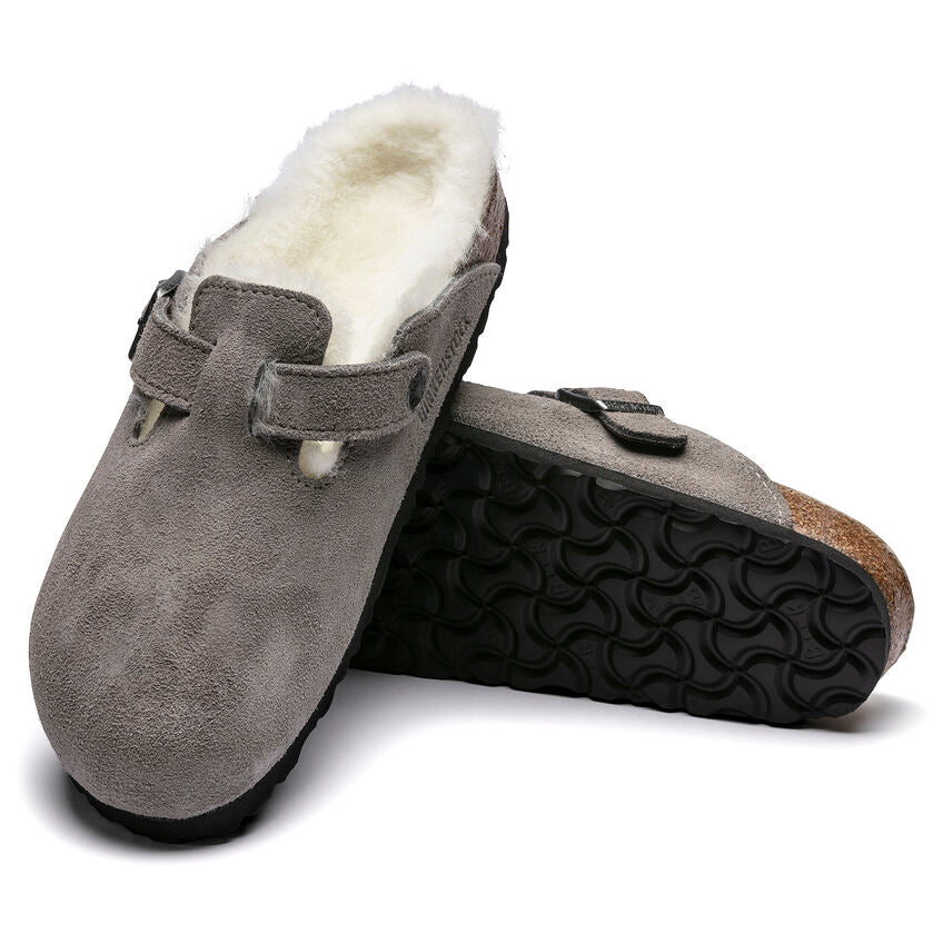 Boston Shearling Suede Leather by Birkenstock