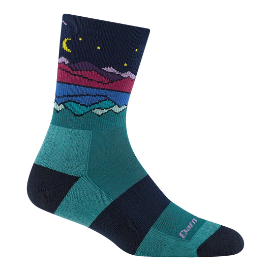 Women's Mirror Lake Micro Crew Midweight Hiking Socks 5025 by Darn Tough