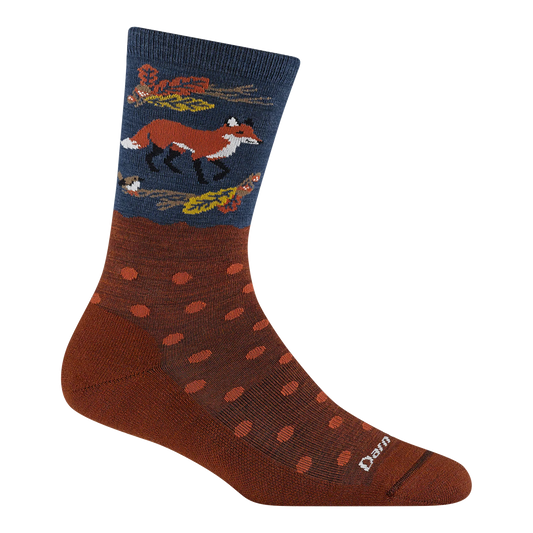 Women's Wild Life Crew Lightweight Lifestyle Socks 6105 by Darn Tough