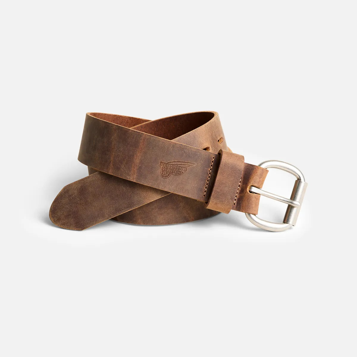 Roller Bar Leather Belt by Red Wing