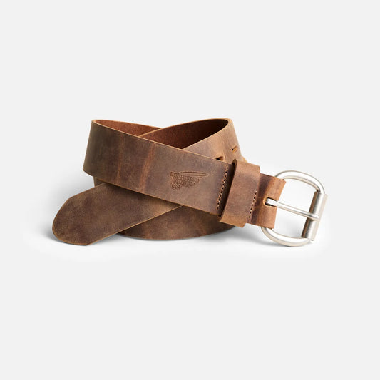 Roller Bar Leather Belt by Red Wing