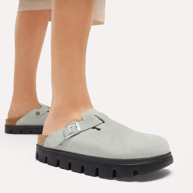 Boston Chunky Suede Leather by Birkenstock