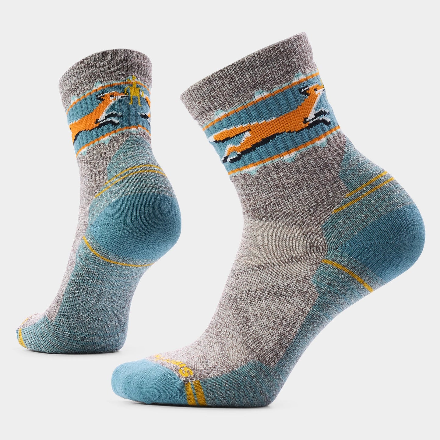 Women's Hike Fox Meadow Mid Crew Socks by Smartwool
