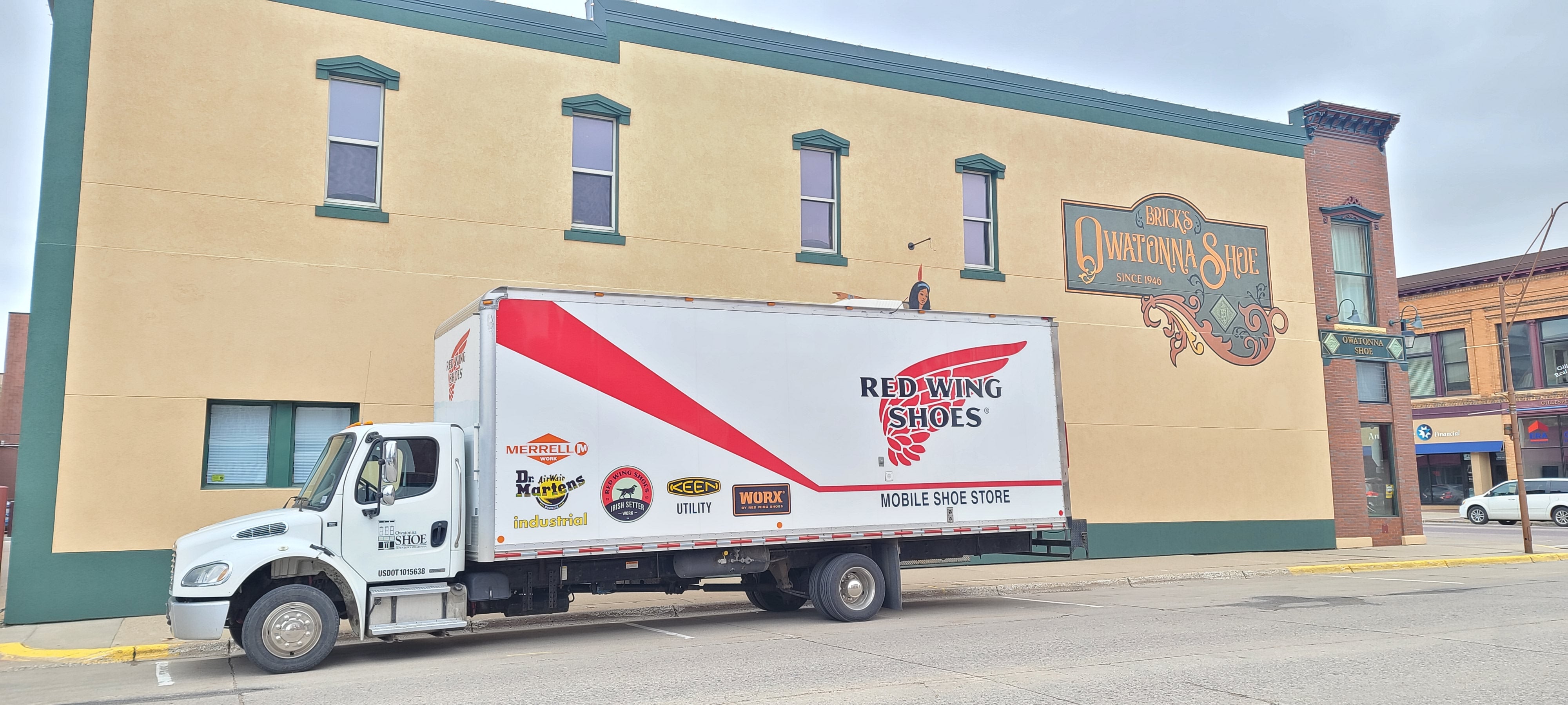 Red wing cheap boot truck