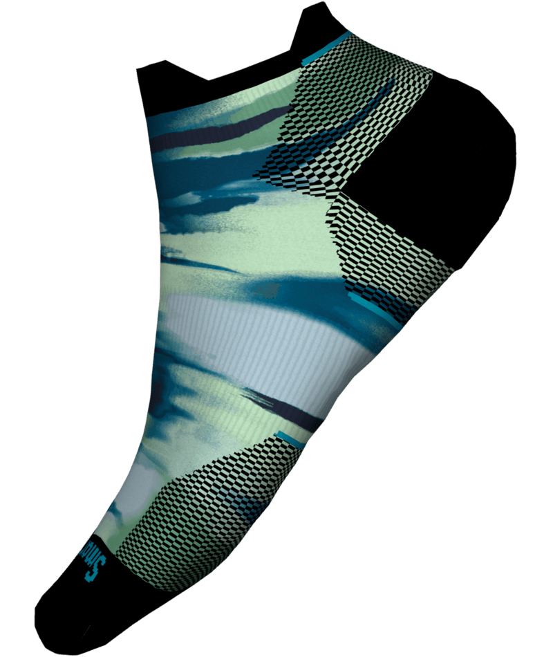 Women's Run Brushed Print Low Ankle Socks 2122 by Smartwool