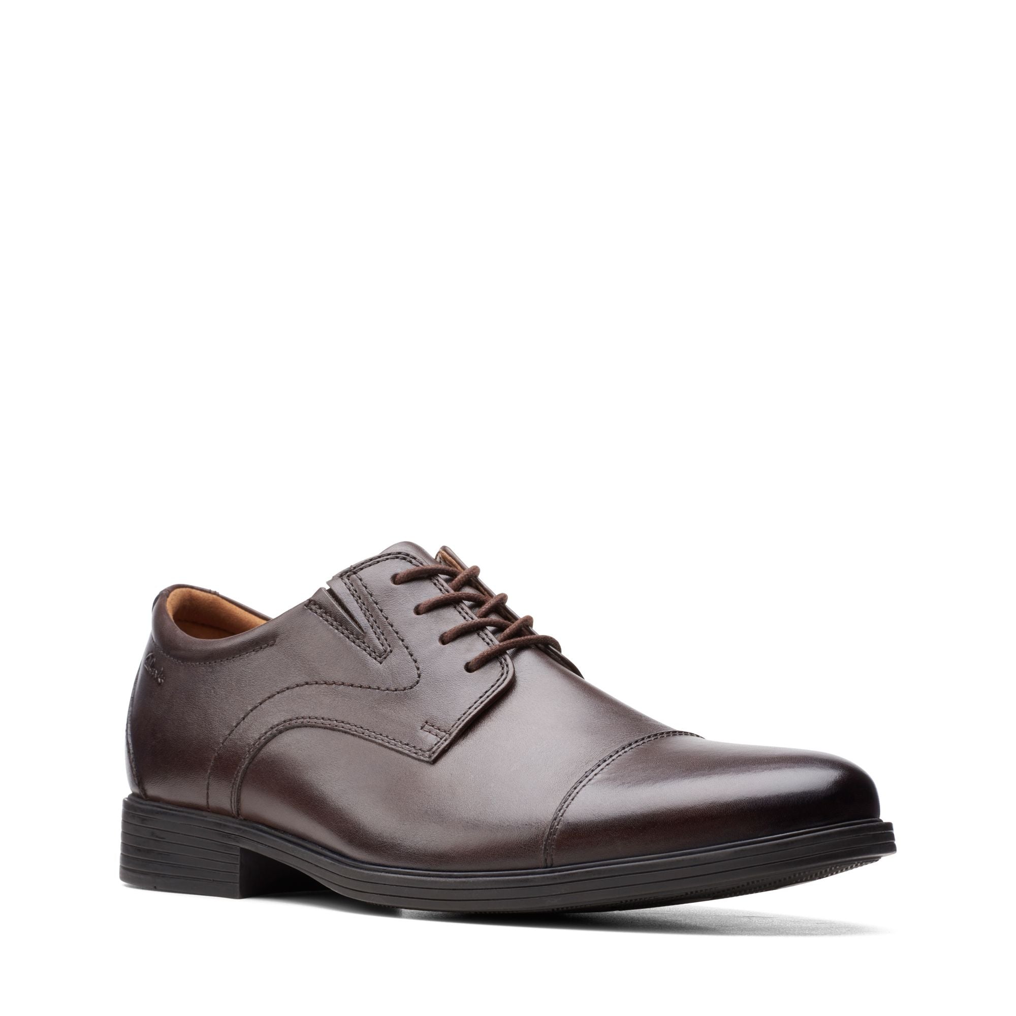 Clarks brown 2024 formal shoes